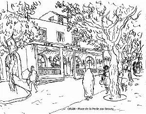 MB h- 033a- eglise St-Louis et place de la perle